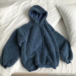Oversized Teddy Borg Hoodie